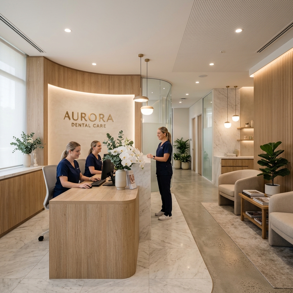 Friendly reception area
